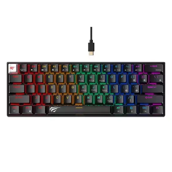 HAVIT KB903L RGB Backlit Mechanical Keyboard Black