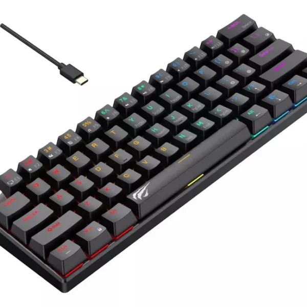 Second image of HAVIT KB903L RGB Backlit Mechanical Keyboard Black