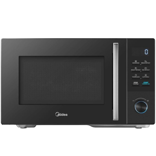 Midea Microwave AM9P022VB, Inverter Quattro, Easy Clean Cavity, Tact&Dial, 288 mm glass turntable, 25L Solo, Black