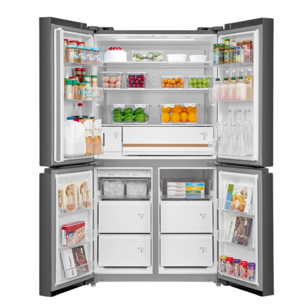 Second image of Toshiba Refrigerator 4-Door GR-RF895WIA-PGN(22), Pair turbo, Origin Inverter, Super Cooling& Super Freezen, Surrounding Cooling, Multi Air Flow, Quick Ice-making, 696Liters, Black