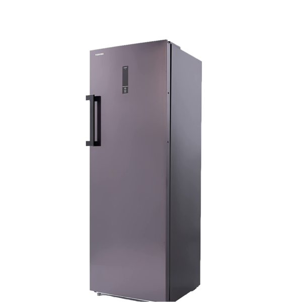 TOSHIBA Upright Freezers 238L - 7 drawer - No Frost - Multi-Air flow - Silver - GR-RU312WE-DMN(57)