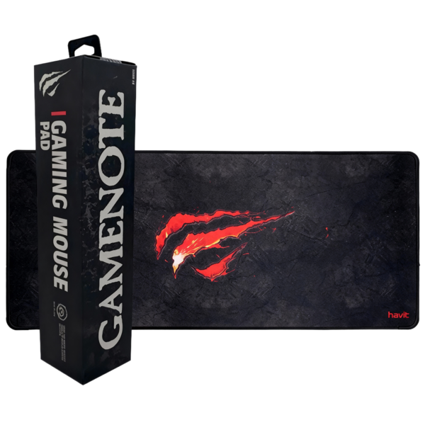 HAVIT HV-MP861 Gaming Mousepad,Premium fine-mesh cloth surface With Anti-slip rubber , 700x300x3mm - Black