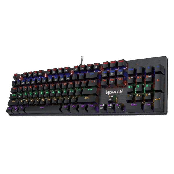 Second image of REDRAGON K608 Elite Valheim Mechanical Gaming Keyboard Rainbow Backligh, Brown Switch, 104 Keys, Wired , Full Rollover