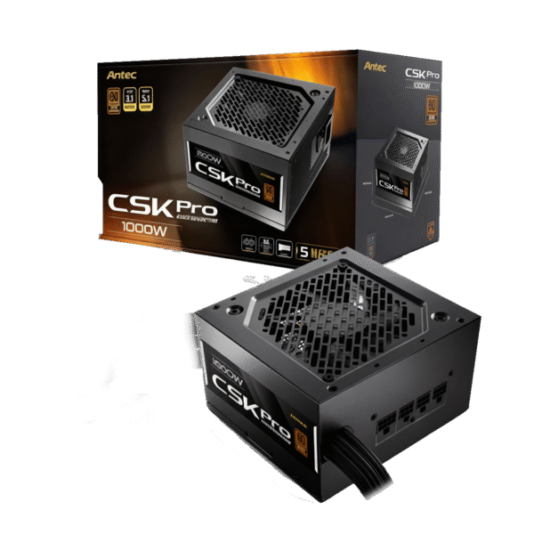 Power Supply Antec CSK Pro 1000 1000W Bronze SEMI-MODULAR ATX3.1 (5 Years Warranty)