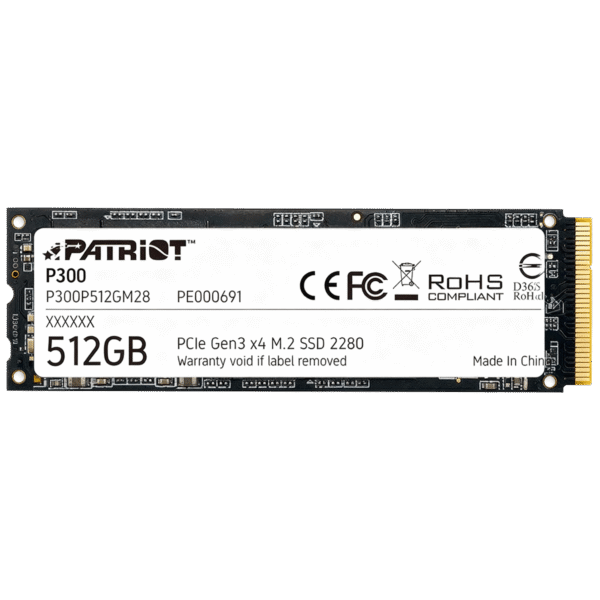SSD 512 P300 M.2 PCIe  Gen 3x4