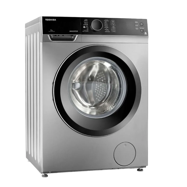 Second image of Toshiba Washing Machine Front load - 8kg - Inverter - 12 Programs -1400 RPM - Silver - TW-BJ90M4EG(SK)