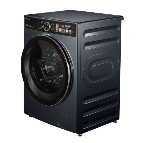 Second image of Toshiba Front load TW-T25BZU115MWEG(MG) 53.5 drum width,& 36.5 cm door width, Aroma+, sense dose, Touch screen, UFB, Origin Inverter, Steam 10.5 KG, Morandi Grey
