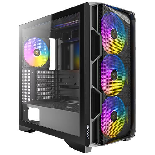Case Antec AX1000 Lite 4Fan 120M ARGB+PSU Antec Atom B750 (Bronze Certified) (5 Years Warranty For PSU)