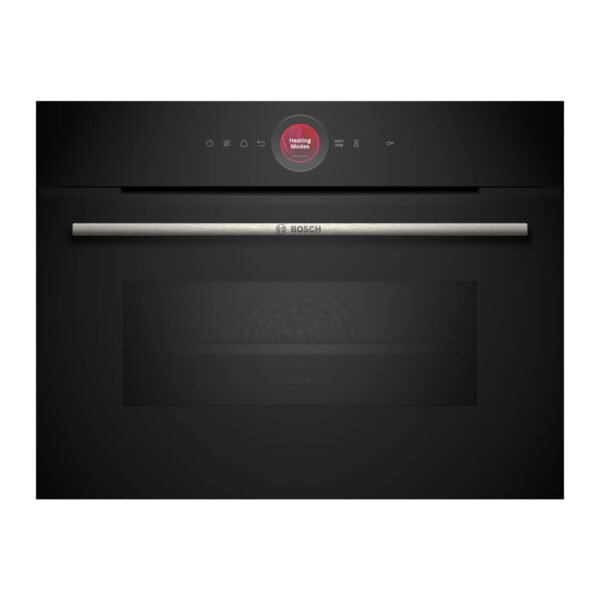 BOSCH Series 8 Built-in compact oven with microwave function 60 x 45 cm Black