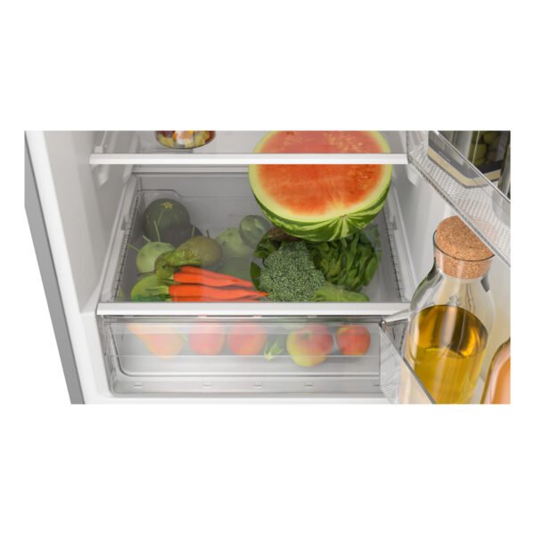 Second image of BOSCH Series 2 201 x 59.5 cm Stainless steel look, Total No Frost