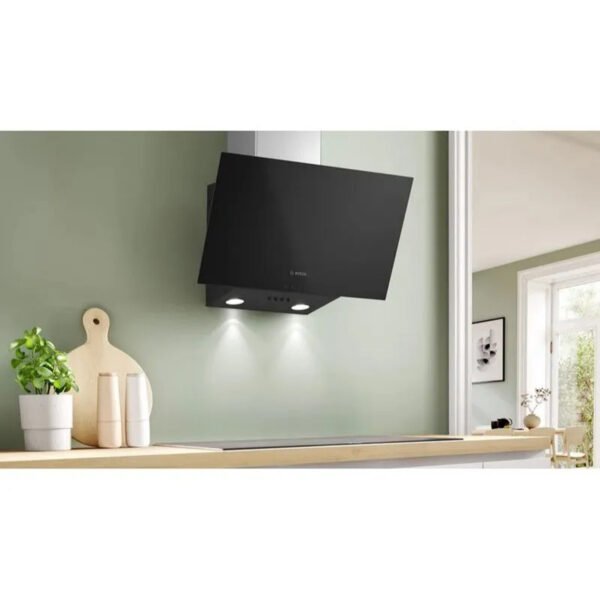 Second image of BOSCH Series 2 wall-mounted cooker hood 60 cm, Black