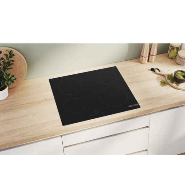 Second image of BOSCH Series 4, Electric Hob, Black, surface mount without frame