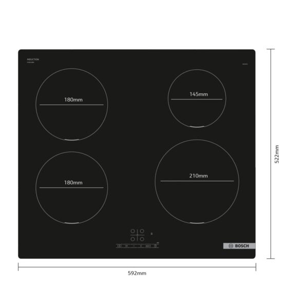 Second image of BOSCH Series 4, Induction Hob, Black