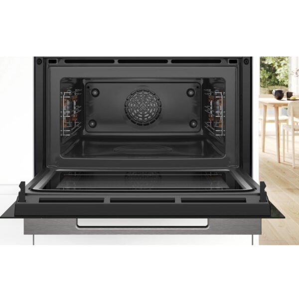 Second image of BOSCH Series 8 Built-in compact oven with microwave function 60 x 45 cm Black