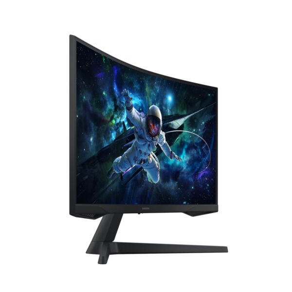Second image of Samsung Odyssey G5 G55C S27CG552EM 27 Inch 165Hz 1Ms QHD VA Curved Gaming Monitor