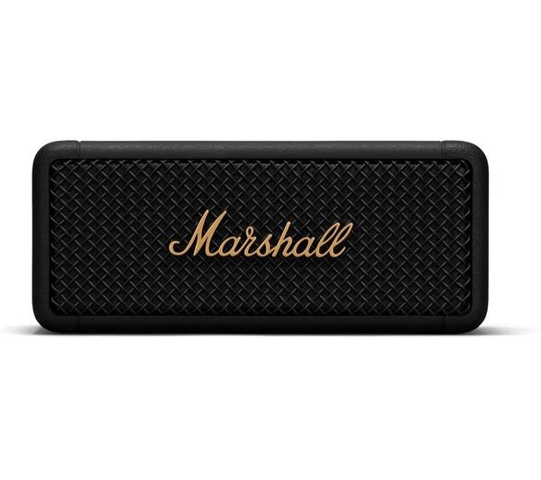 Marshall EMBERTON PORTABLE SPEAKER BLACK AND BRASS