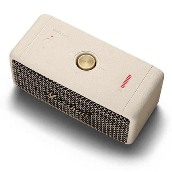 Second image of Marshall Emberton II Bluetooth Portable Speaker - Cream